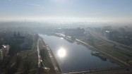 Panorama Krakowa z lotu ptaka