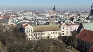 Stare Miasto w Krakowie z lotu ptaka