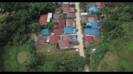 Wieś w Tajlandii z lotu ptaka