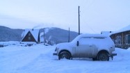 Zima na syberyjskiej wsi
