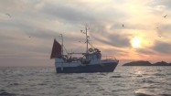 Kuter rybacki na Morzu Północnym