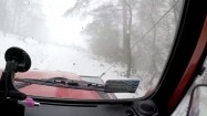 Zimowa jazda samochodem terenowym