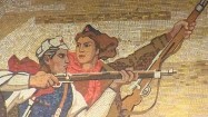 Mozaika na gmachu Narodowego Muzeum Historycznego w Tiranie