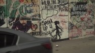 Graffiti na murze