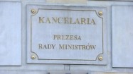 Kancelaria Prezesa Rady Ministrów - tablica informacyjna