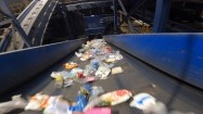 Odpady plastikowe w sortowni
