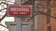 Tabliczka z nazwą ulicy w czeskiej Pradze