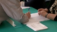 Składanie podpisu na liście wyborców