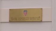 Siedziba rządu Chorwacji - tablica