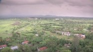 Krajobraz Kuby w pochmurny dzień
