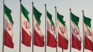 Powiewające flagi Iranu