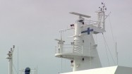 Urządzenie radarowe na statku