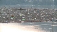 Śmieci w Jeziorze Rożnowskim