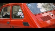 Fiat 126p - tylna szyba