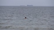 Pływak w Bałtyku